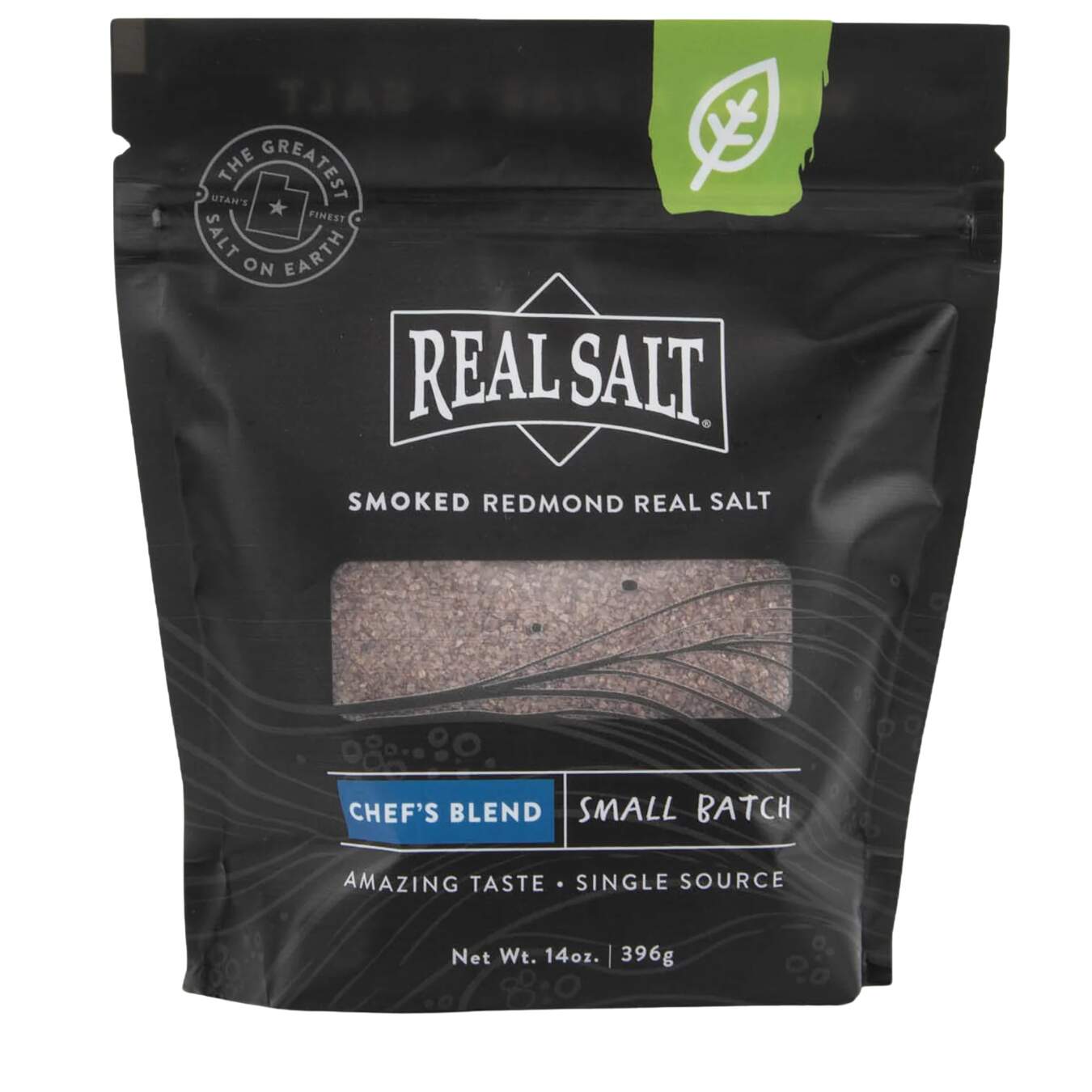 Redmond Real Salt - Real Salt CHEF'S BLEND Smoked Salt 14 oz 396g Pouch