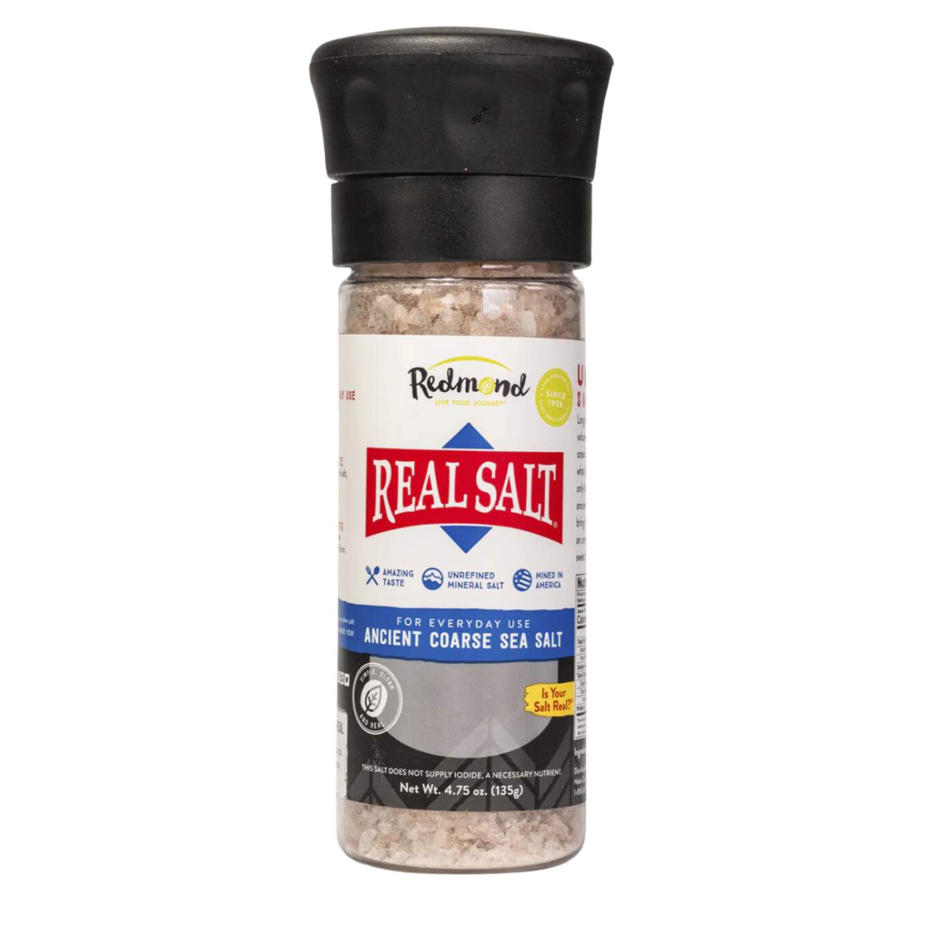 Redmond Real Salt - Real Salt COARSE 4.75 oz 135g Grinder