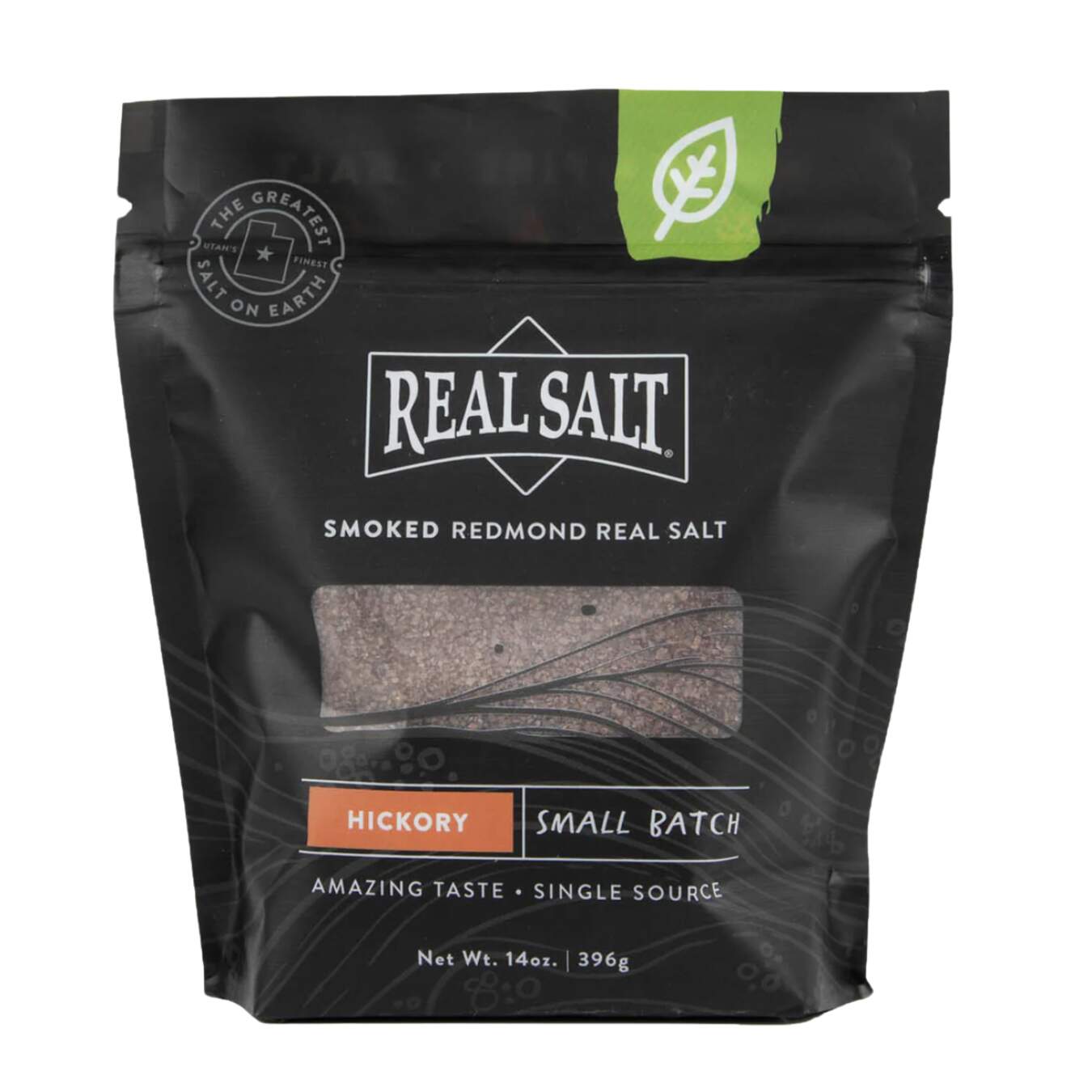 Redmond Real Salt - Real Salt HICKORY Smoked Salt 14 oz 396g Pouch