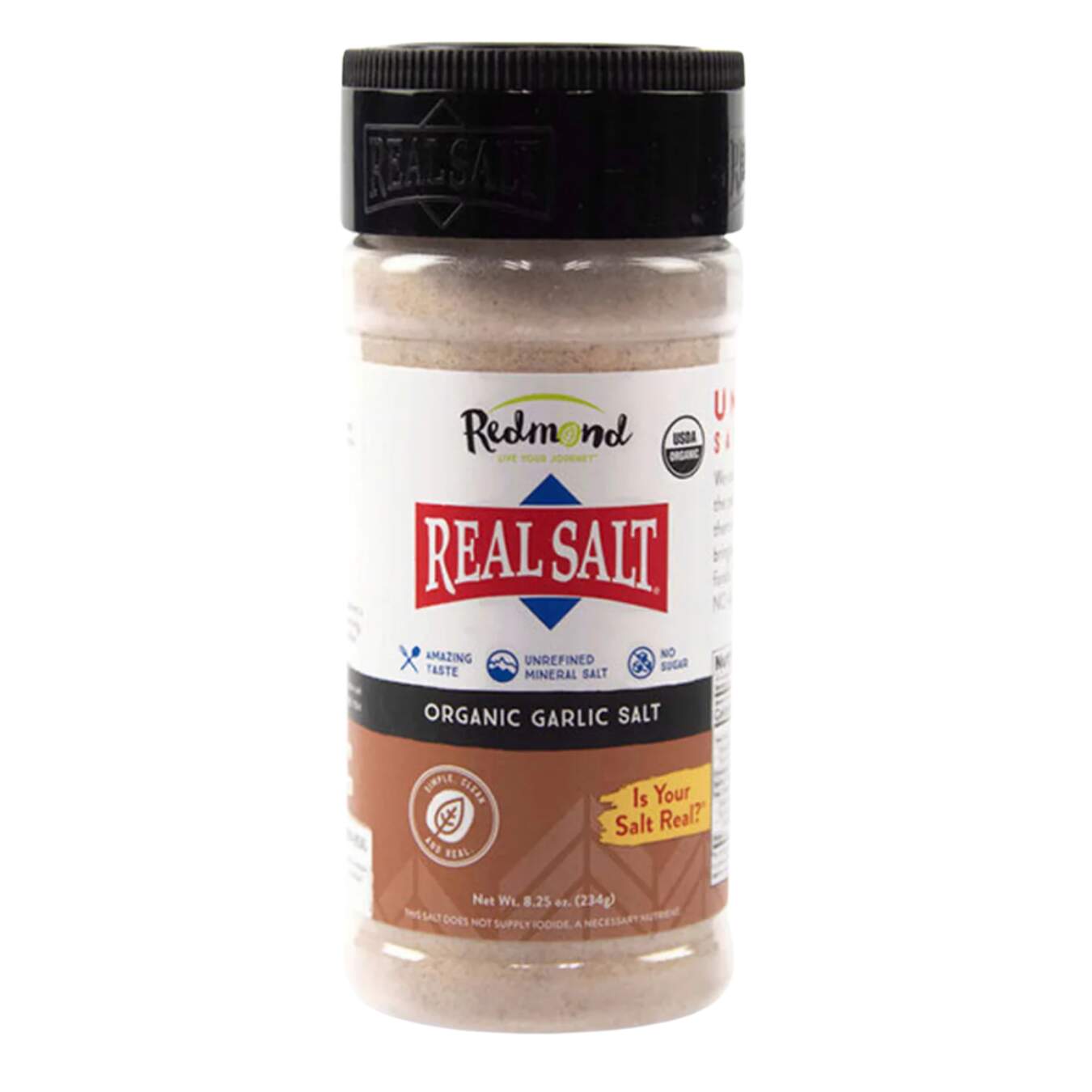 Redmond Real Salt - Real Salt Seasonings GARLIC SALT 8.25 oz 234g Shaker