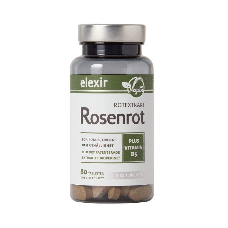 Elexir Pharma - Rosenrotextrakt 80 tabletter