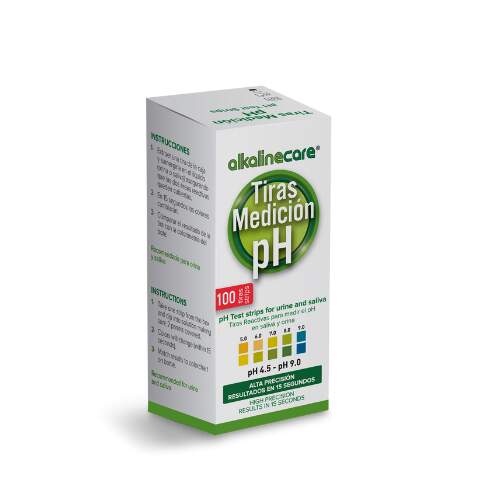 alkalinecare® - Strips to measure pH 100 strips
