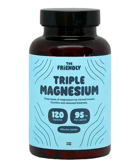 The Friendly - Trippel Magnesium 120 kapslar