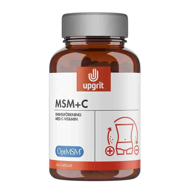 Upgrit - Upgrit MSM + C 180 kapslar