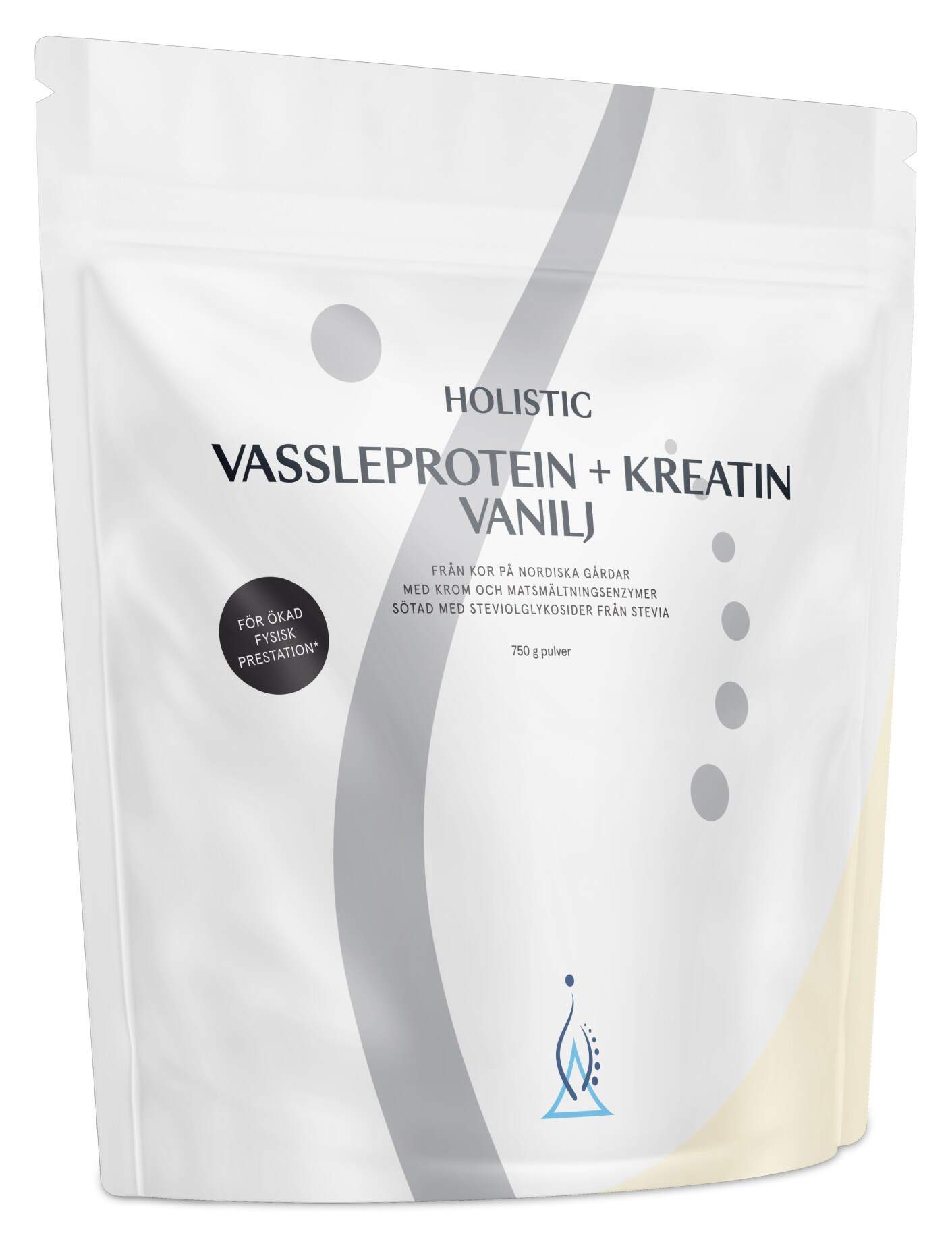 Holistic - Vassleprotein + Kreatin vanilj 750 g