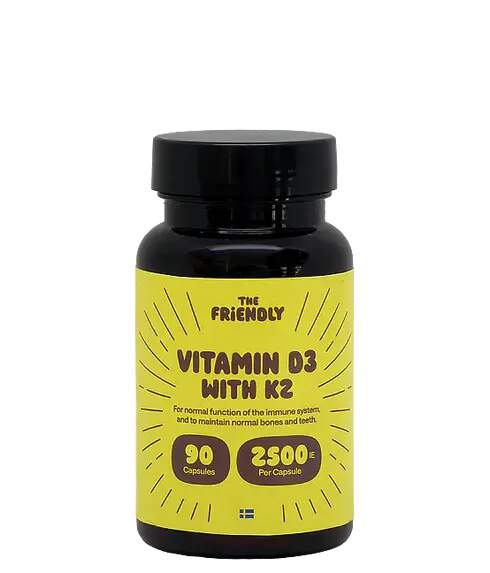 The Friendly - Vitamin D3 + K2 90 kapslar