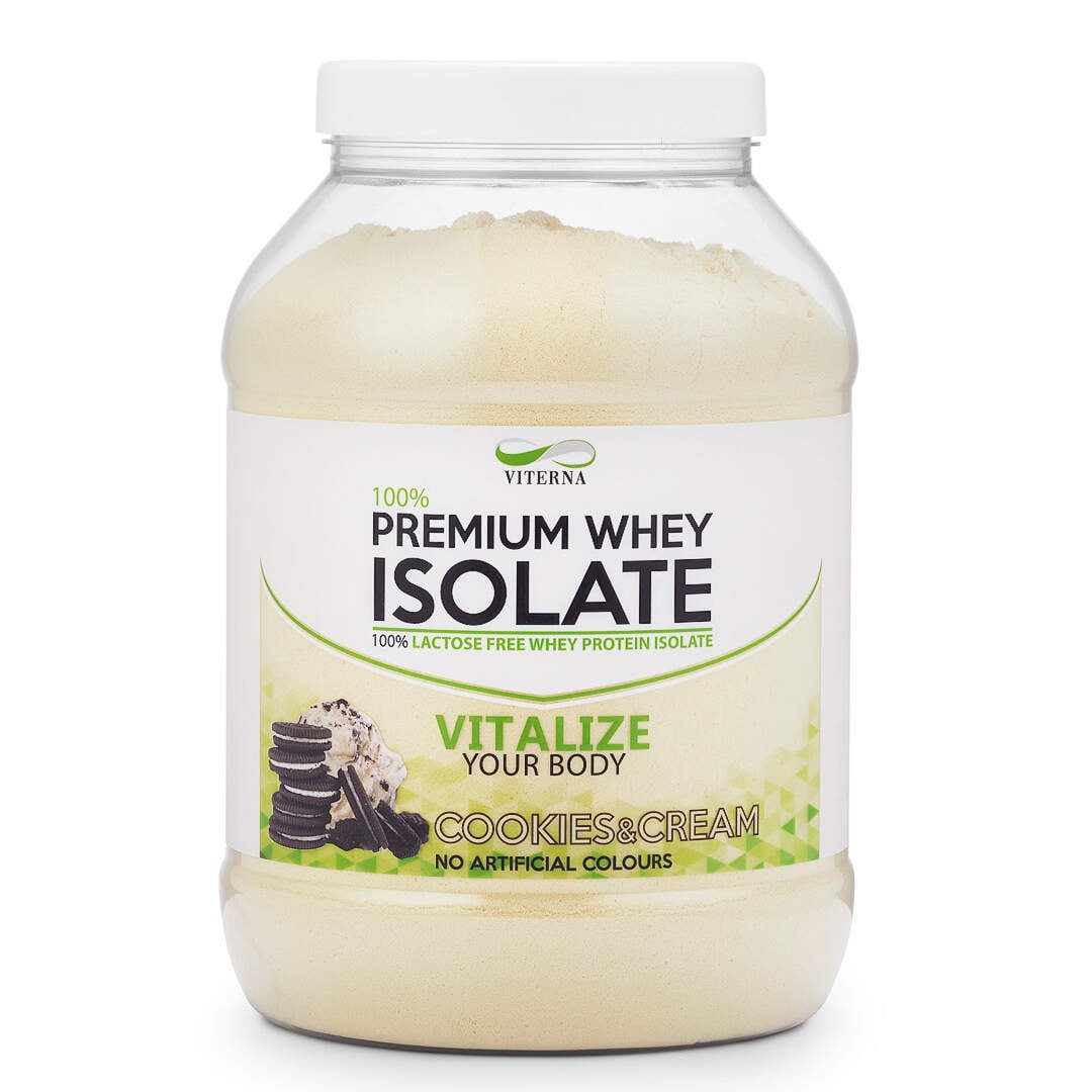 Viterna - Viterna 100% Premium Whey Isolate, 900g - Cookies and Cream