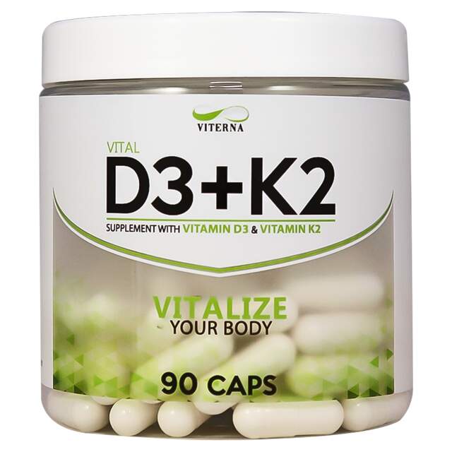 Viterna - Viterna D3 + K2 90 kapslar