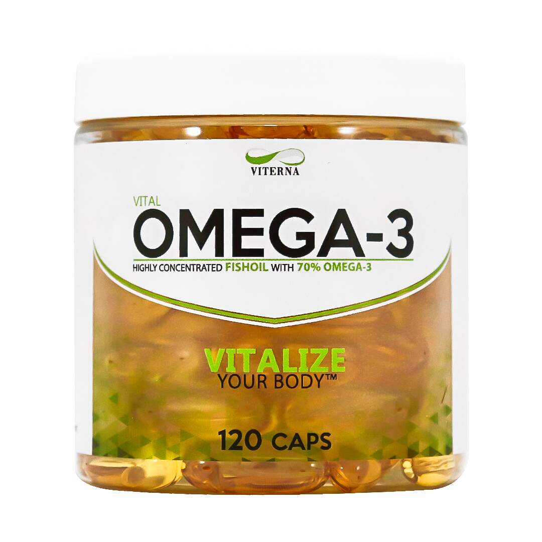 Viterna - Viterna Omega 3 - Högkoncentrerad (70%) 120 kapslar