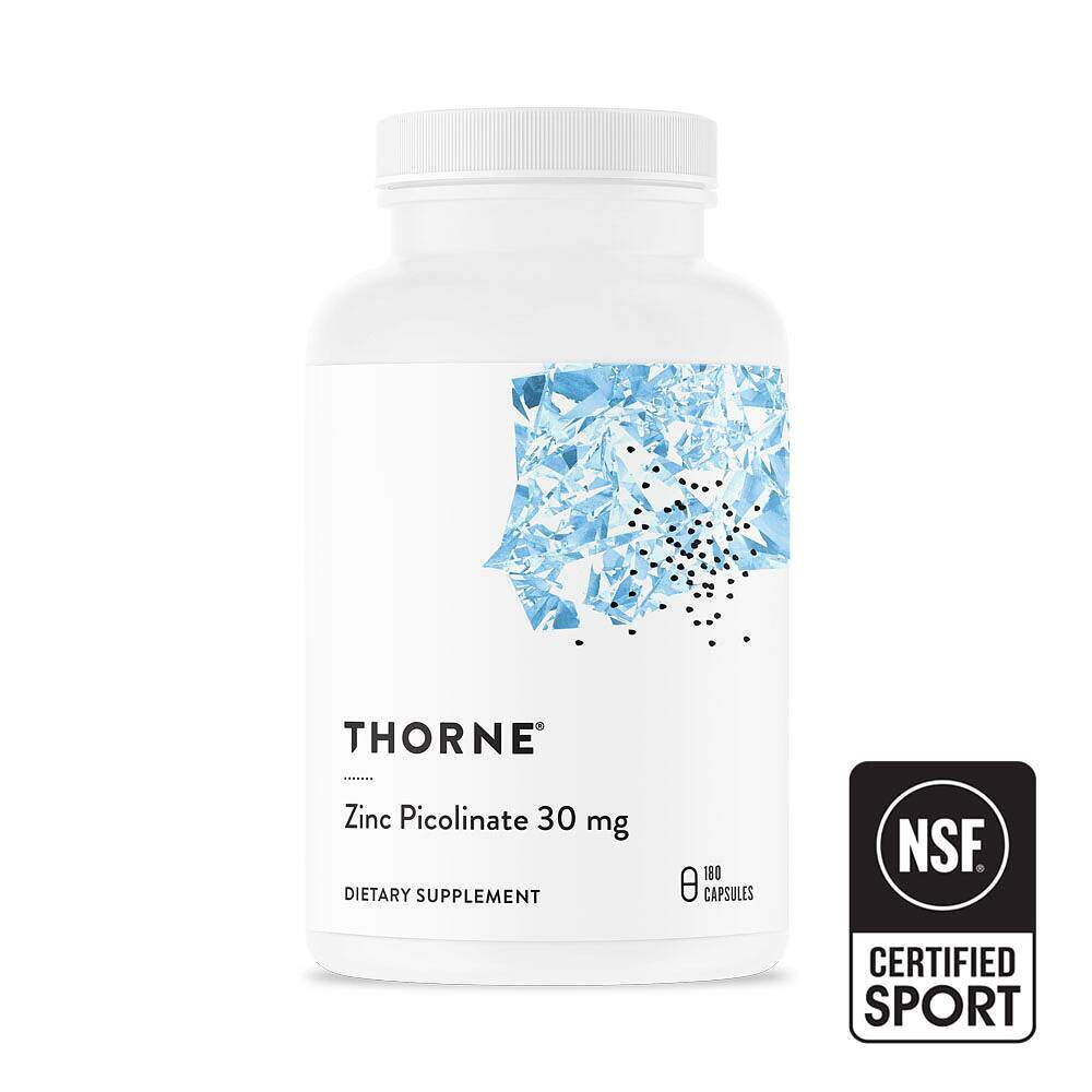 Thorne - Zinc Picolinate 30 mg 180 kapslar