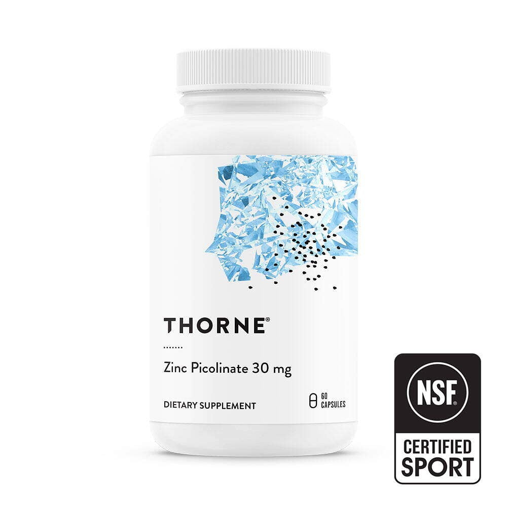 Thorne - Zinc Picolinate 30 mg 60 kapslar (NSF)